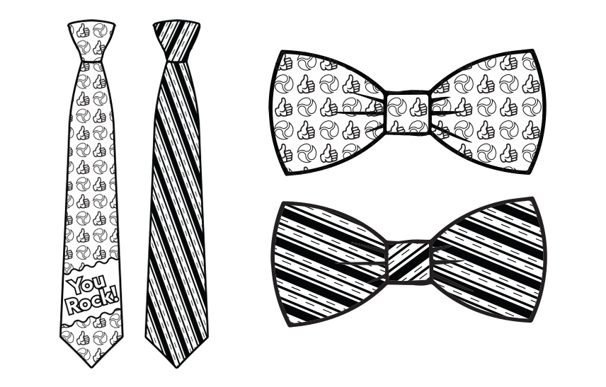 Get Crafty for Father’s Day with Printable Tie Designs!